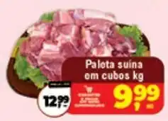Safra Supermercados Palota suína em cubos oferta