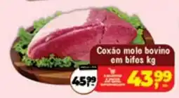 Safra Supermercados Coxão mole bovino em bifes oferta