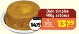 Safra Supermercados Bolo simples sabores oferta