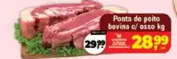 Safra Supermercados Ponta de poito bovina c/ osso oferta