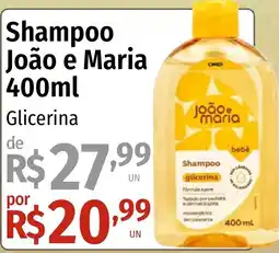 Supermercado Dalben Shampoo joão e maria glicerina oferta