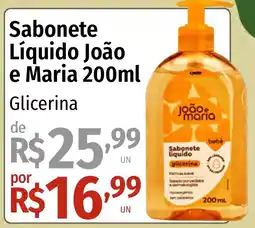 Supermercado Dalben Sabonete líquido joão e maria oferta