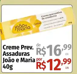 Supermercado Dalben Creme Prev. Assaduras João e Maria oferta