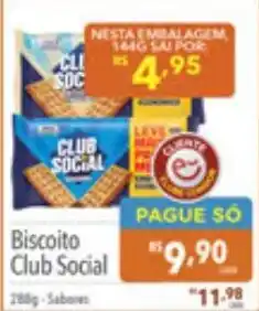 Supermercados Condor Biscoito club social oferta