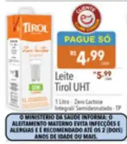 Supermercados Condor Leite tirol uht oferta