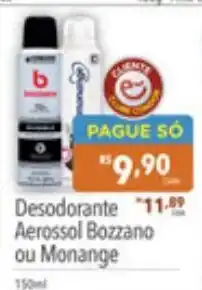 Supermercados Condor Desodorante Aerossol Bozzano ou Monange oferta