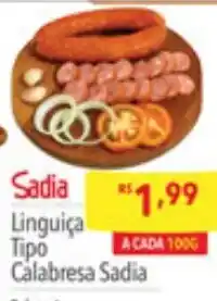 Supermercados Condor Linguiça Tipo Calabresa Sadia oferta