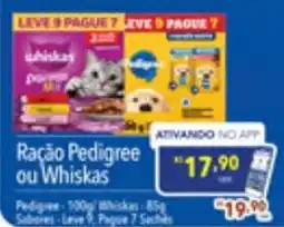 Supermercados Condor Ração Pedigree ou Whiskas oferta
