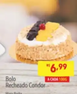 Supermercados Condor Bolo recheado condor oferta