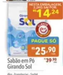 Supermercados Condor Sabão em Pó Girando Sol oferta