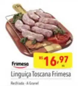 Supermercados Condor Linguiça Toscana Frimesa oferta