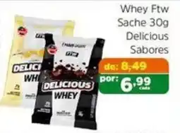 Supermercados Joanin Whey Ftw Sache 30g Delicious Sabores oferta