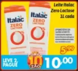 Supermercados Big Compra Leite italac zero lactose oferta