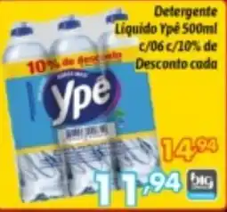 Supermercados Big Compra Detergente Líquido Ypé oferta