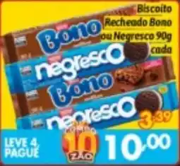 Supermercados Big Compra Biscoito Recheado Bono ou Negresco oferta