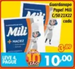 Supermercados Big Compra Guardanapo papel mili oferta