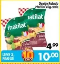 Supermercados Big Compra Queijo Ralado Matilat oferta