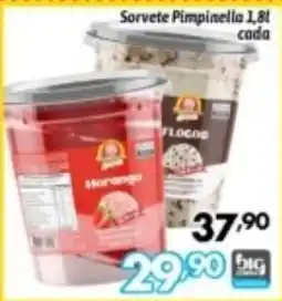 Supermercados Big Compra Sorvete Pimpinella oferta