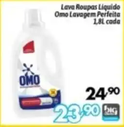 Supermercados Big Compra Lava Roupas Líquido Omo Lavagem Perfeita oferta