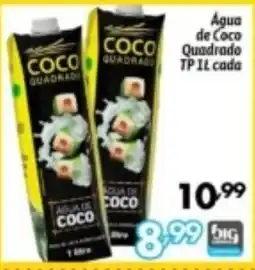Supermercados Big Compra Água de coco quadrado oferta