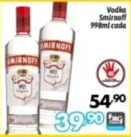 Supermercados Big Compra Vodka smirnoff oferta