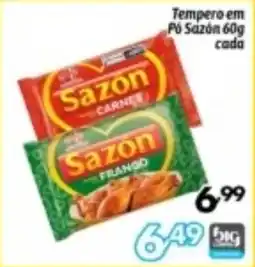 Supermercados Big Compra Tempero em Pó Sazon Carnes oferta