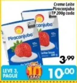 Supermercados Big Compra Creme Leite Piracanjuba oferta