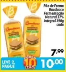 Supermercados Big Compra Pão de Forma Bauducco Fermentação Natural 37% Integral oferta