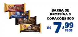 Bahamas Mix barra de proteína 3 corações oferta