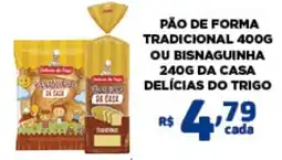 Bahamas Mix Pão de forma tradicional ou bisnaguinha da casa oferta