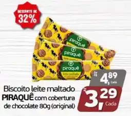 Cometa Supermercados Biscoito leite maltado piraquê com cobertura de chocolate oferta