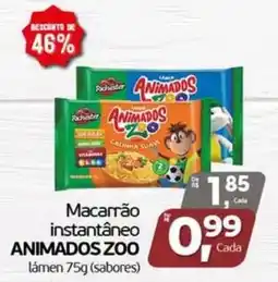 Cometa Supermercados Macarrão instantâneo animados zoo oferta