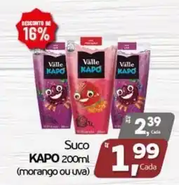 Cometa Supermercados Suco kaPo 200ml oferta