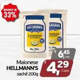 Cometa Supermercados Maionese hellmann's sachê 200g oferta