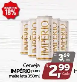 Cometa Supermercados Cerveja império puro malte lata oferta