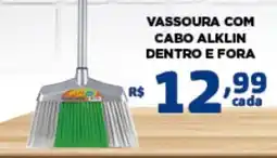 Bahamas Mix vassoura com cabo alklin dentro e fora oferta