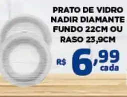 Bahamas Mix prato de vidro nadir diamante oferta