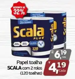 Cometa Supermercados Papel toalha scala com 2 rolos oferta