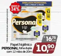 Cometa Supermercados Papel higiênico personal folha dupla oferta