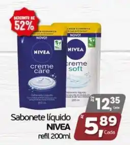 Cometa Supermercados Sabonete líquido nivea refil 200ml oferta
