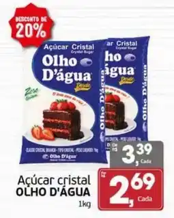 Cometa Supermercados Açúcar cristal olho d'água oferta