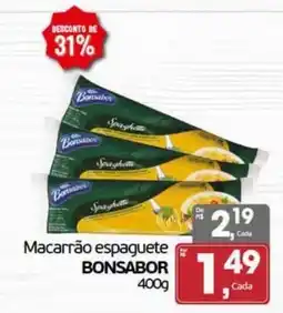 Cometa Supermercados Macarrão espaguete bonsabor oferta