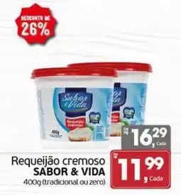 Cometa Supermercados Requeijão cremoso sabor & vida oferta