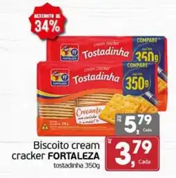Cometa Supermercados Biscoito cream cracker FORTALEZA tostadinha oferta