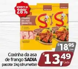Cometa Supermercados Coxinha da asa de frango sadia oferta