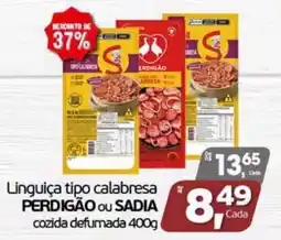 Cometa Supermercados Linguiça tipo calabresa perdigão ou sadia oferta