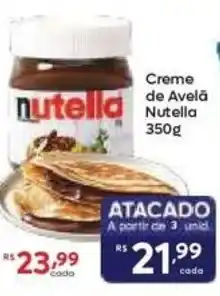Barbosa Supermercados Creme de Avelã Nutella oferta