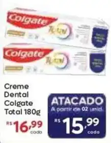 Barbosa Supermercados Creme Dental Colgate Total oferta