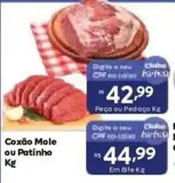 Barbosa Supermercados Coxão Mole ou Patinho oferta