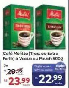 Barbosa Supermercados Café Melitta (Trad. ou Extra Forte) oferta